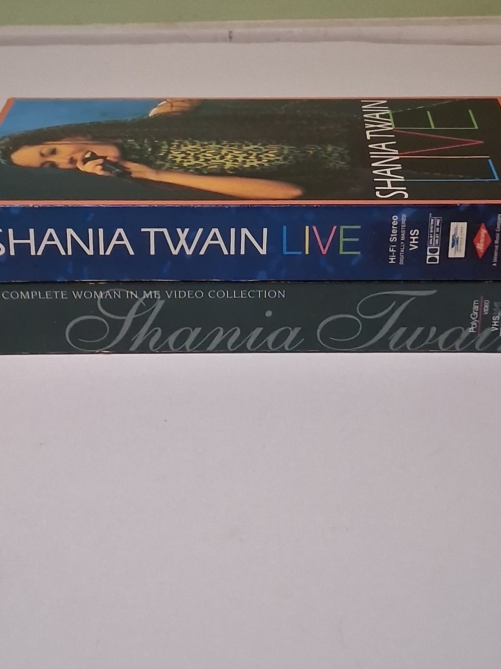 Shania Twain VHS Lot: Live & The Woman In Me Video Collection 90s Country